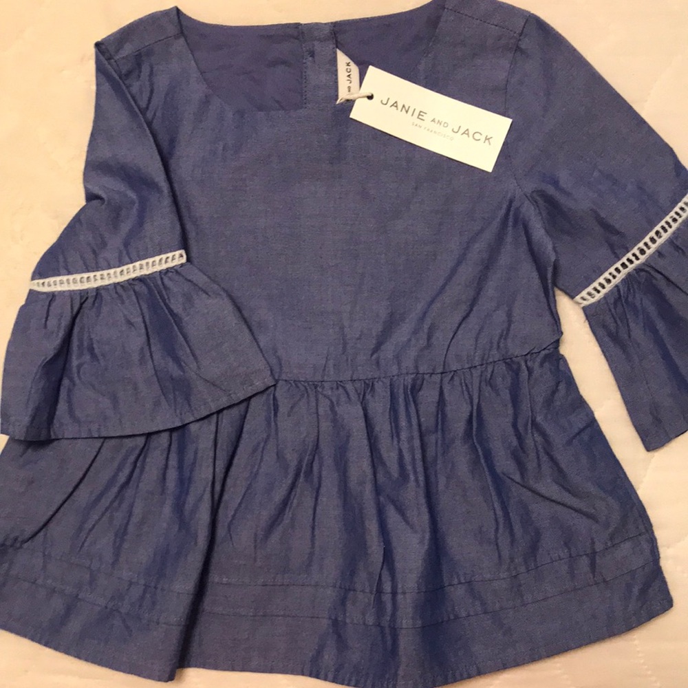 Size 4 Janie and Jack top.  New with tag.